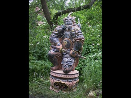 Парковая скульптура. Сёгун 1